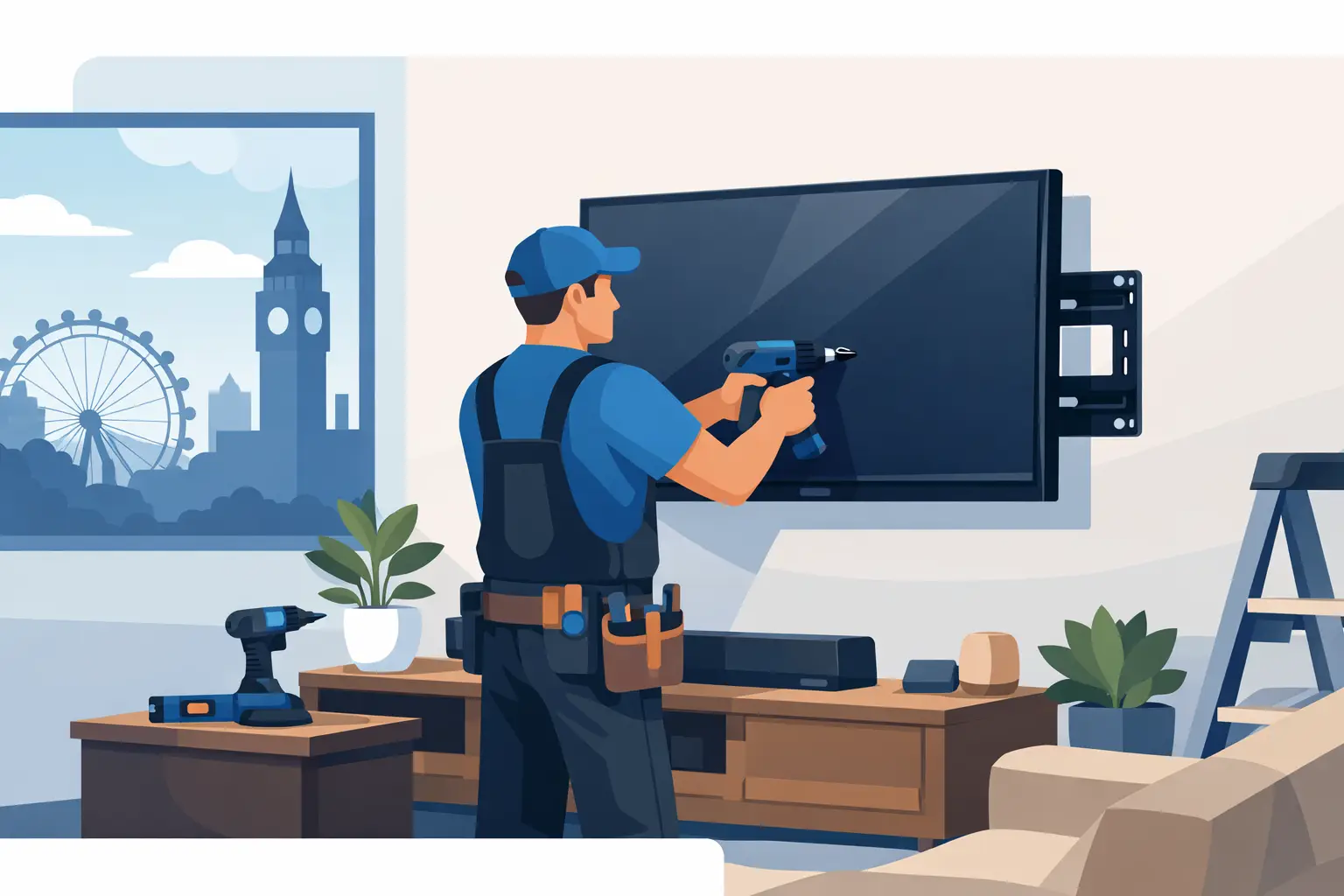 TV Wall Mounting London for a Safer Finish