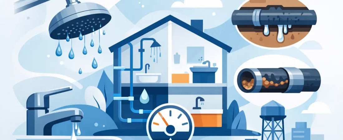 What Causes Low Water Pressure in Your Home?