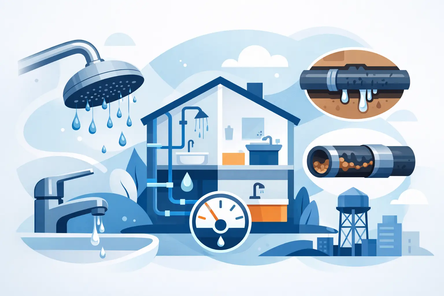 What Causes Low Water Pressure in Your Home?