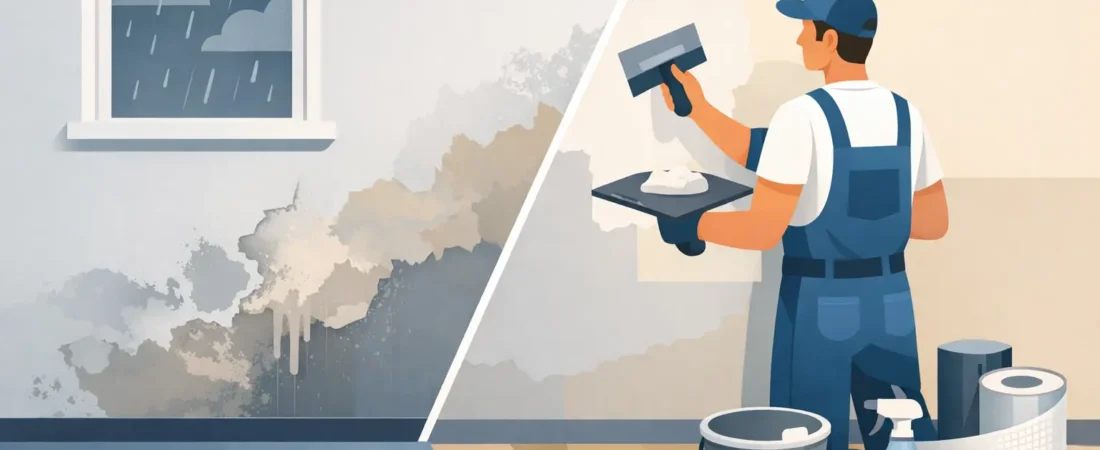 Your Practical Guide to Damp Patch Repairs